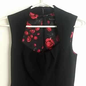 3/4 length little black dress